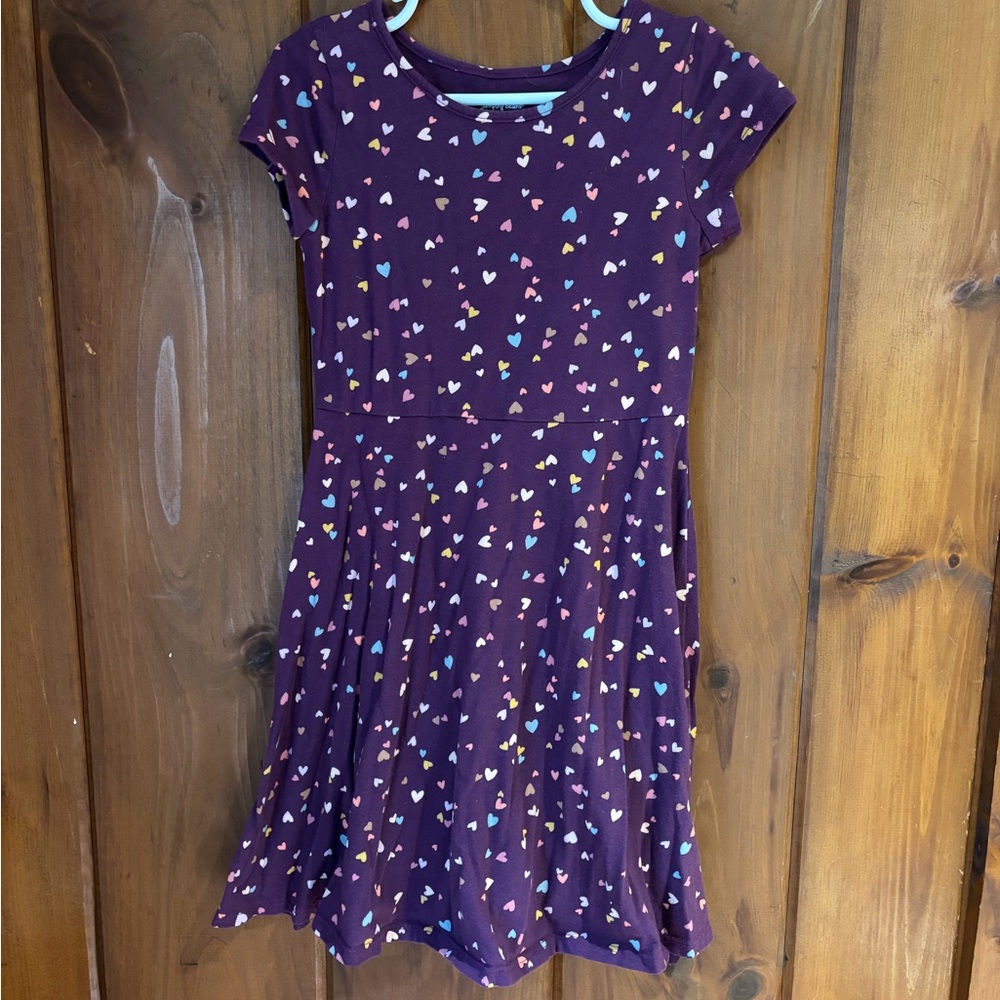 Jumping Beans Purple Heart Kids Dress